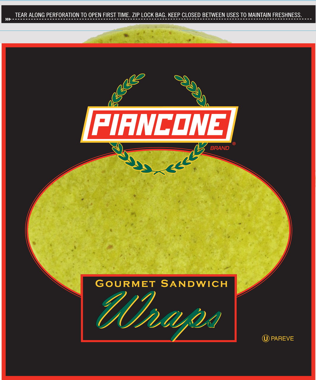 Piancone Lemon Cilantro 12" Wrap