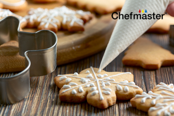 Making Christmas Cookies.